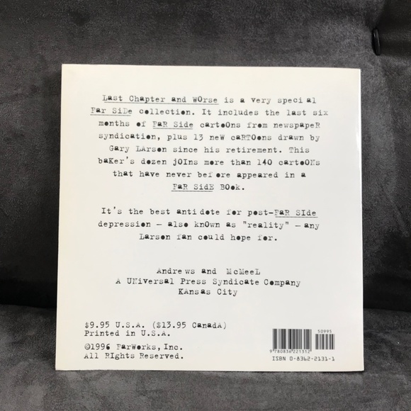 A Far Side Collection:  Last Chapter and Worse by Gary Larson - Picture 3 of 8